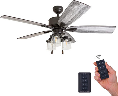 Elegant 52-Inch Enna Bronze Ceiling Fan for Stylish Home Decor
