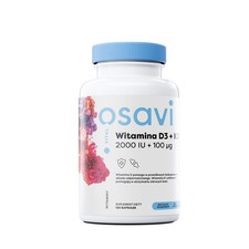 Osavi Vitamin D3 + K2 2000IU 120 Kapseln