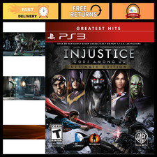 Ultimate Edition Injustice: Gods Among Us for PS3 - Action Fighting Game, Multip