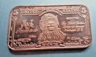 AMPEX Copper bullion 1 troy ounce USA $ 5.00 INDIAN HEAD .999 purity
