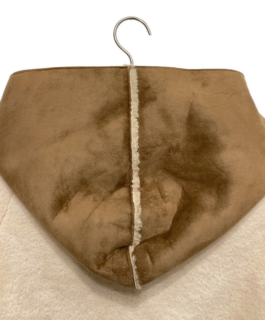 Ameri FUR DOCKING MOUTON COAT Ivory 5772 - image 6