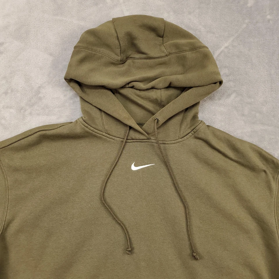 Sudadera con Capucha Nike para Mujer XL Verde Centro Swoosh Ropa Deportiva Phoenix Pullover De Gran Tamaño Foto 2 de 4