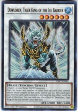 Dewloren, Tiger King of the Ice Barrier SDFC-EN042 Yugioh TCG Ultra Rare NM