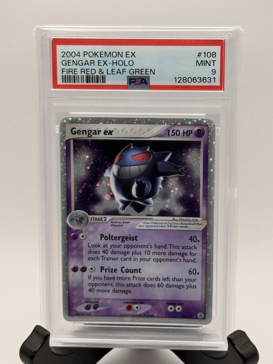 ゴース e PSA9 2004 POKEMON EX FIRE RED & LEAF GREEN #108 GENGAR EX-HOLO PSA 9 | eBay