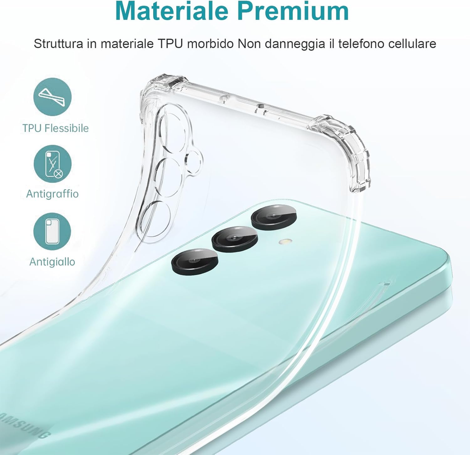 REY 3X Pellicole In Vetro Temperato Per ULEFONE Armor 12 5G - Protezione Schermo 9H+ Anti Graffio, Facile Applicazione - 2