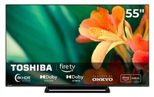 Toshiba Fire TV Fernseher 55 Zoll Smart TV 4K UHD Dolby Vision HDR Triple-Tuner