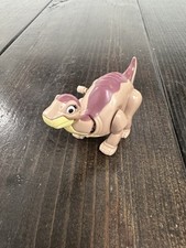 Vintage 1997 Burger King Little Foot Land Before Time Wind-Up Dinosaur Toy