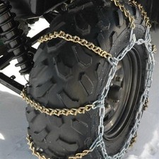 Quadboss V-bar Tire Chains - Large Silver - 563556