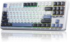 AULA F87 Pro Wireless Mechanical Keyboard, Tri-Mode RGB Hot-Swap 4000mAh