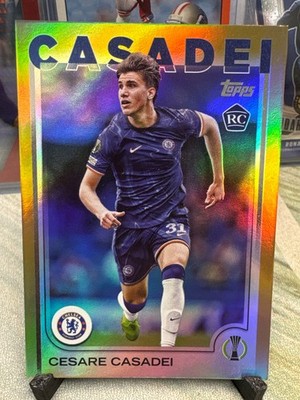 2025 Topps Chrome Cesare Casadei (RC) Gold Foil Refractor /50