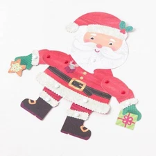 "Merry Christmas!" Poseable Articulated Santa 3D PAPYRUS CARD