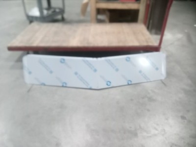 BLEMISHED: Peterbilt 379, 378, 388 & 389 12 Inch SS Straight Drop Visor