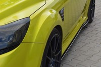 Maxton Design Seitenschweller Ansatz (Paar) Passend FüR Ford Focus RS Mk2 Schwar