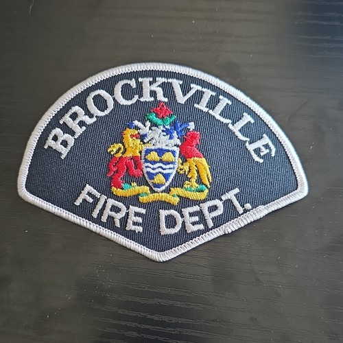 Brockville Fire Dept Patch Canada Firefighting Rescue Collectible Badge