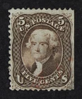 CKStamps: US Stamps Collection Scott#76a 5c Jefferson Used Signed