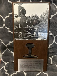 #46/50 Original Disneyland Railroad Track Cross Section 1955