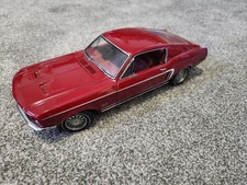 AUTOArt 1968 Ford Mustang GT Fastback Red 1/18 Scale RARE! - NO BOX - MINOR DMG