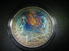 EF 1880 MORGAN SILVER DOLLAR BEAUTIFULLY TONED  COLLECTOR GRADE COIN M-1062