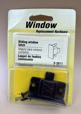 LOT OF 2 Prime-Line F-2611 Sliding Window Latch BLACK METAL 2-1/4'' CC NEW