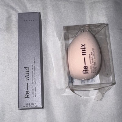 Haleys Rewind Blurring Full Coverage Concealer Light-Neutral 0.35 fl oz W Sponge