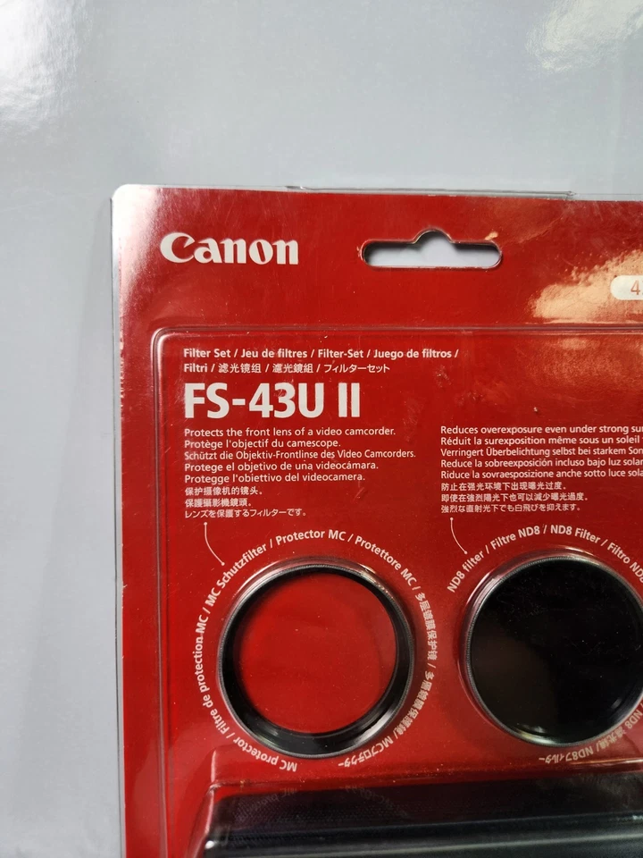 Brand New Canon FS-43U II 43mm Filter Set Kit - Image 2 of 4