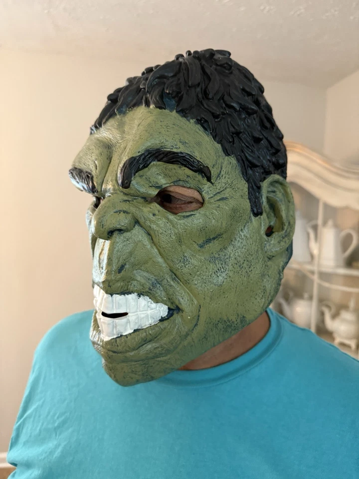Incredible Hulk Latex Mask Adult Marvel 2015 - Image 3 of 3