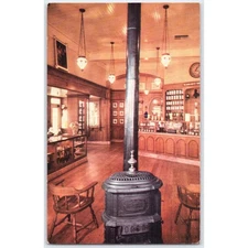 Postcard Upjohn's Old-Fashioned Drugstore Replica Kalamazoo Michigan