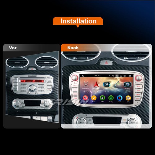 Android 14 64GB DAB+ GPS Radio Coche Navegación para Ford Mondeo Focus Galaxy S/C-Max OBD - Imagen 20 de 24