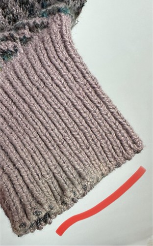 Suéter tejido espiga vintage años 80 90 mezcla de lana de algodón rayas coloridas GRANDE - Imagen 11 de 18