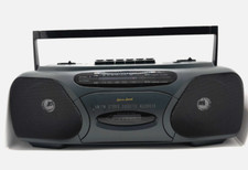 Lenoxx Sound CT-731 Boom Box Stereo Radio Cassette Recorder Tested Works Vintage