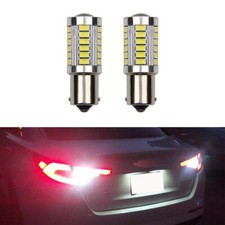 1156 BA15S 382 P21W 33SMD LED Stop Reverse Light Bulbs Xenon White 6000K Upgrade