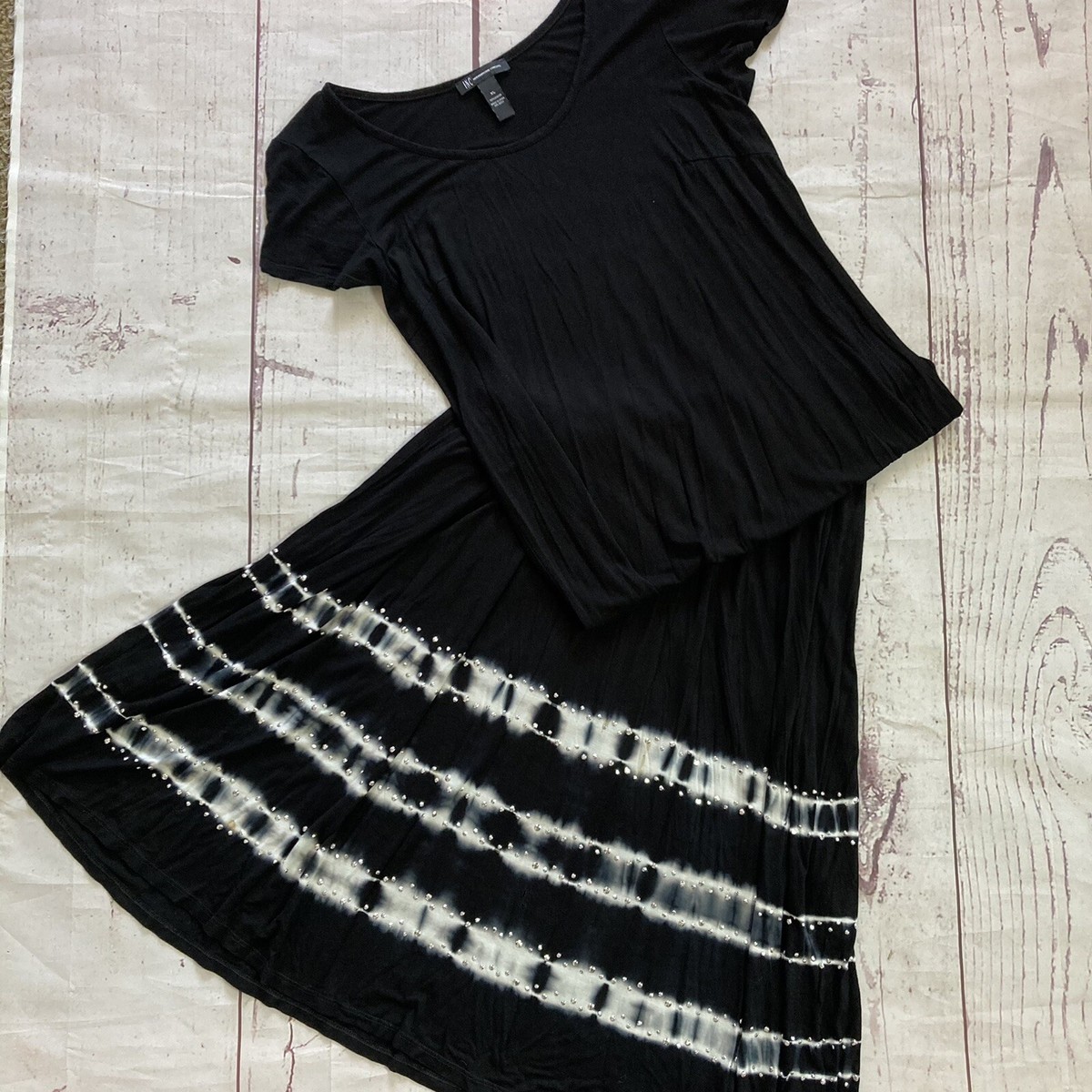 chinese dress ladies Long Sleeve Tie Dye Maxi Dress by Nuichan main image 1