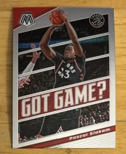 2019-20 Panini Mosaic Pascal Siakam Got Game? Basketball Card #5 Raptors NM