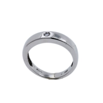 Christ Solitär Ring 585 Gold 14 Kt Weißgold Diamant Brillant Damen Wert 630,-