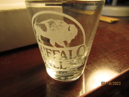 Buffalo Bills - Resort Casino - Primm, NV - Logo - auf Standard Schnapsglas - neu - Bild 3 von 6