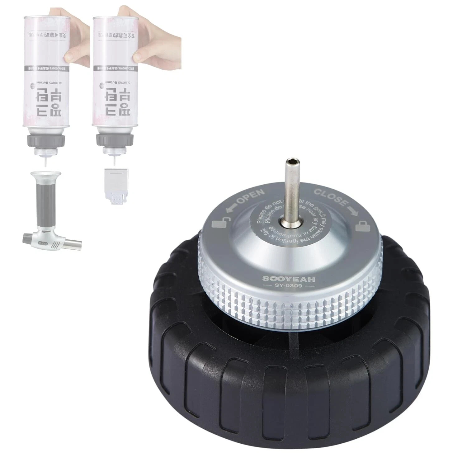 Butane Fill Adapter,Gas Refill Adapter,Butane Nozzle Fill Adapter Tip for use...