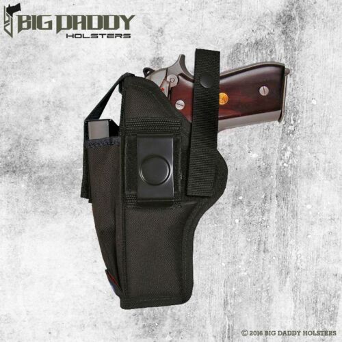 FITS MARK IV 22/45 LITE 4.4" BBL. - FULLY LINED EXTRA MAG HOLSTER - MADE IN USA - Picture 1 of 3