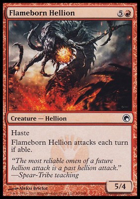 MTG: Flameborn Hellion - Scars of Mirrodin - Magic Card