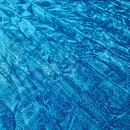 Premium MARMOR CRUSHED VELVET STOFF Handarbeit Stretch Velours Kleid Material 58" - Bild 62 von 131
