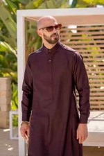 Al Ameer Lawung Mens Thobe Jubba Arab Islamic Long Dress Muslim Dishdasha AA2414