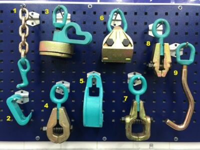 SET#32 – 9-Piece Heavy Duty Tool & Clamp Set For Auto Body Frame Machines – 5Star Commercial Grade
