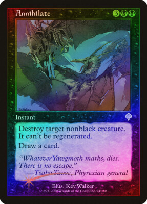 Mtg 「アニマ」　(悲嘆) FOIL Annihilate FOIL Invasion NM Black Uncommon MAGIC THE