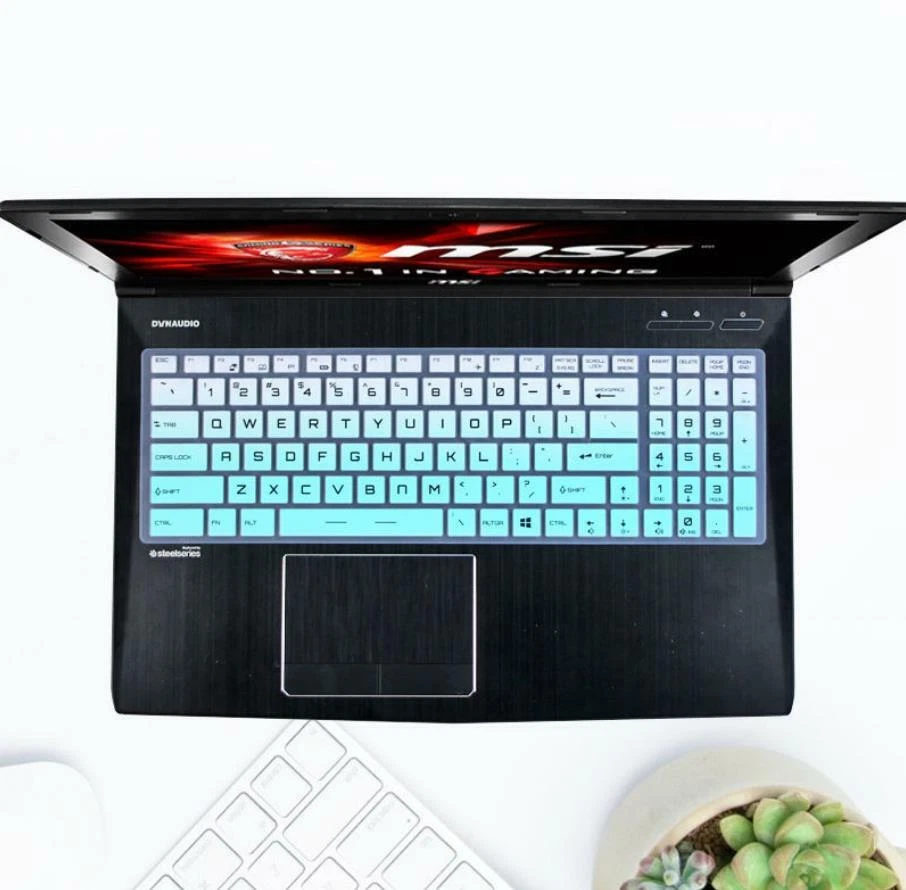 2X Recubrimiento de teclado para MSI GP62 GL72 GP72 PE62 GS73 GT73 GS63 GE63VR GE73VR GF62 Foto 2 de 4