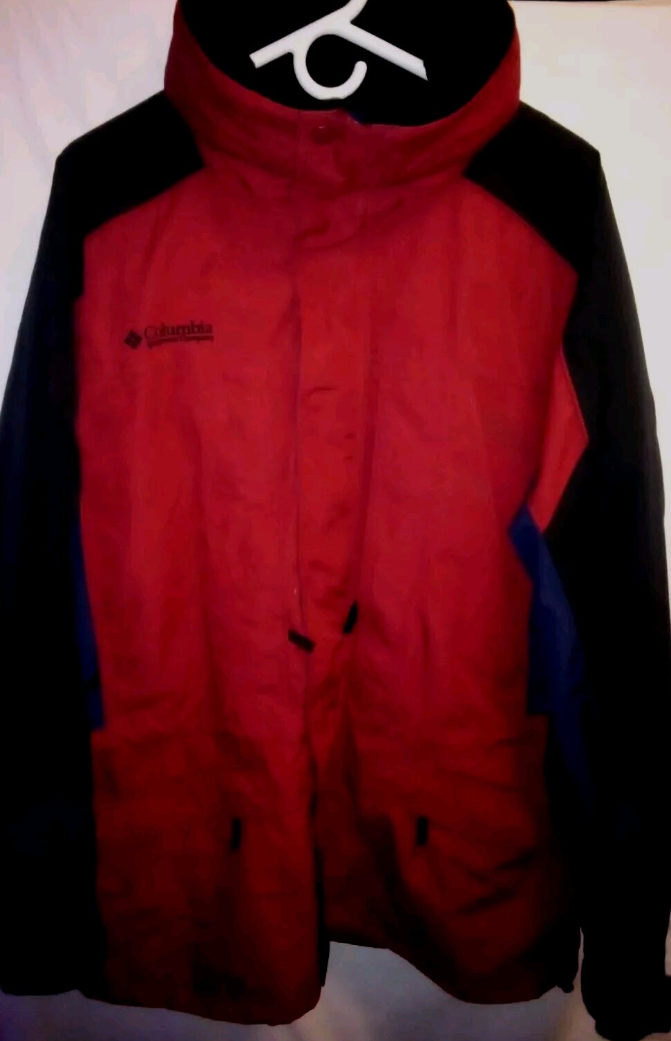 Columbia Interchangeable Anchor Peak Coat Mens Large Maroon 3-n-1 Winter Jacket