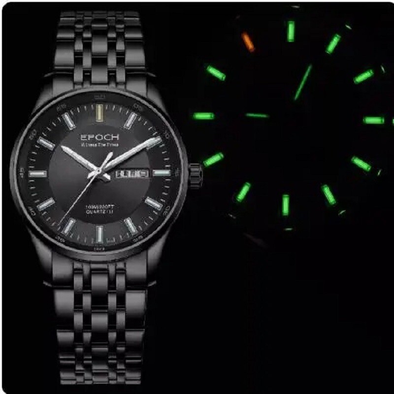 EPOCH Men Quartz Watch Luminous Japan Mov display picture 2
