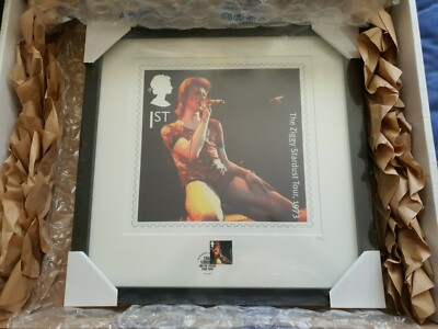David Bowie Limited Edition Stamp Print Ziggy Stardust Live No  210
