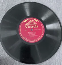 Evan Williams A Perfect Day Rosario Bourdon 78rpm Victor 64306