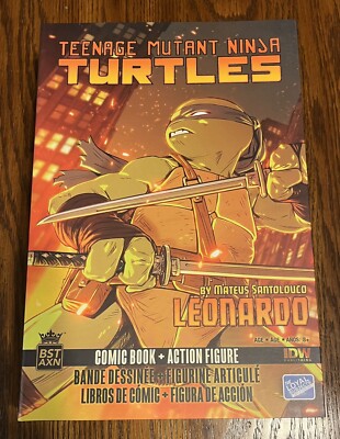 Teenage Mutant Ninja Turtles TMNT Leonardo BST AXN v2 IDW 5'' Action Figure - NEW