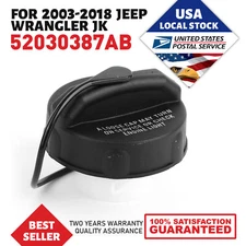 Genuine OEM 52030387AB Fuel Filler Tube Gas Cap For 2003-2018 Jeep Wrangler JK