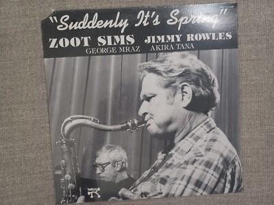 1983 ZOOT SIMS JIMMY ROWLES SUDDENLY IT'S SPRING VINYL LP SEALED PABLO 2310-898